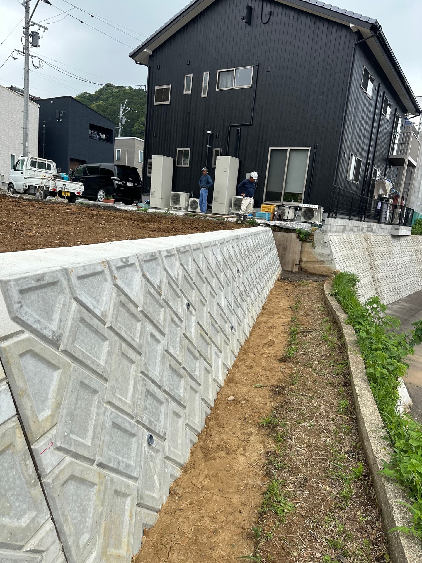 市内 造成用ブロック積み工事